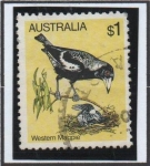 Stamps Australia -  Pajaros Urraca Occidental