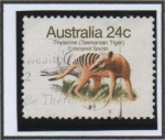 Stamps Australia -  Tigre d' Tasmania