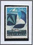 Stamps Australia -  Yates: Ocean Racer