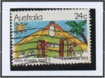 Stamps Australia -  Navidad 83