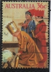 Stamps Australia -  Navidad (Reyes Magos)