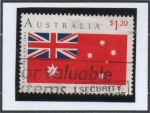 Stamps Australia -  Bandera 