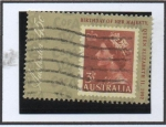 Stamps Australia -  Reina Elizabeth II