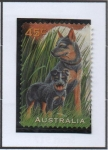 Stamps Australia -  Perro con Cachorro