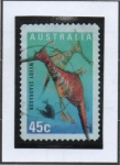 Stamps Australia -  Dragon d' Mar