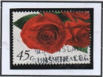 Stamps Australia -  Rosas Rojas