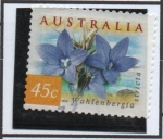 Stamps Australia -  Wahiembergia Strita