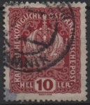 Stamps Austria -  Corona d' Austria