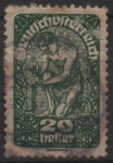 Stamps Austria -  Alegoría d' l' Republica