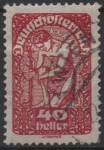 Stamps Austria -  Alegoría d' l' Republica