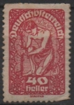 Stamps Austria -  Alegoría d' l' Republica