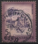 Stamps Austria -  Ciudades d' Austria: Castillo Aggstein