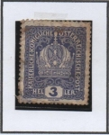 Stamps Austria -  Corona d' Austria