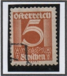 Stamps Austria -  Cifras