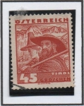 Stamps Austria -  Trajes Tipicos: Tyrol