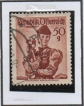 Stamps Austria -  Indumentaria d' Mujer: Vorarlberg