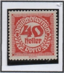 Stamps Austria -  Cifras