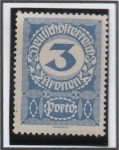 Stamps Austria -  Cifras