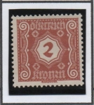 Stamps Austria -  Cifras