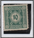 Stamps Austria -  Cifras