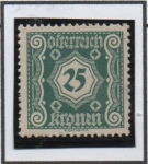 Stamps Austria -  Cifras