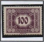 Stamps Austria -  Cifras