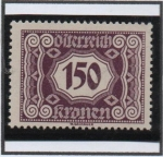 Stamps Austria -  Cifras