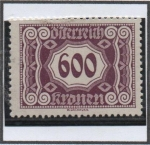 Stamps Austria -  Cifras