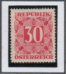 Stamps Austria -  Cifras