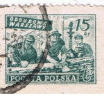 Stamps Poland -  Odbudowa Warszawy