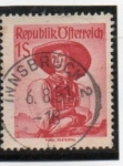 Stamps Austria -  Indumentaria d' Mujer: Tyrol