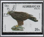 Stamps Azerbaijan -  Aves Rapaces: Aguila rapax