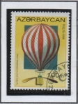 Sellos de Asia - Azerbaiy�n -  Globos y Dirigibles: Fist Hidrogeno