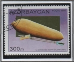 Stamps Azerbaijan -  Globos y Dirigibles: Scott Baldwin