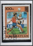 Stamps Azerbaijan -  Championshisps: Francia Jugadas