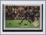 Stamps Azerbaijan -  Championshisps: Francia-Irlanda d' Norte