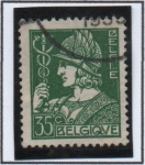 Stamps Belgium -  Mercury