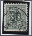 Stamps Belgium -  León con Cifras