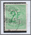 Stamps Belgium -  León con Cifras