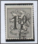 Stamps Belgium -  León con Cifras