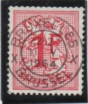 Stamps Belgium -  León con Cifras