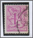 Stamps Belgium -  León con Cifras