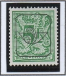 Stamps Belgium -  León con Cifras