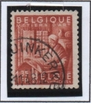 Stamps Belgium -  Industria