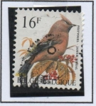 Stamps Belgium -  Pájaros: Jaseur boreal