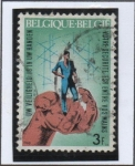 Stamps Belgium -  Hand Guarding