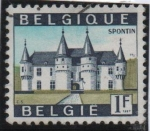 Stamps Belgium -  Castillo Spontin