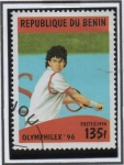 Sellos de Africa - Benin -  Olimpiadas'96: Tenis