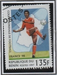 Sellos de Africa - Benin -  Copa d' Mundo Francia'96