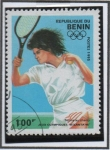 Stamps Benin -  Juegos olimpicos d' Atlanta:  Tenis